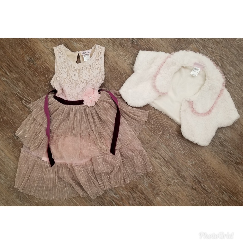2 pc Formal/Holiday Dress Set
